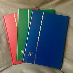 Stamp Collecting Stock Books x3